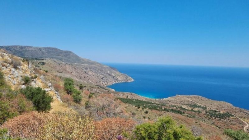 Kefalas Kreta, Kefalas: Grundstück mit unverbaubarem Meerblick und Baugenehmigung zu verkaufen Grundstück kaufen